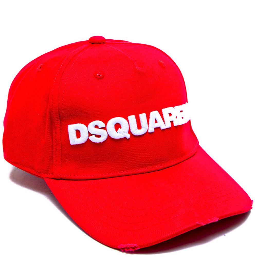 Dsquared2 Men&#39;s Logo Cap Red