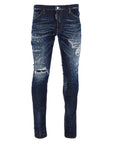 Dsquared2 Men's Ripped Cool Guy Jeans Dark Blue