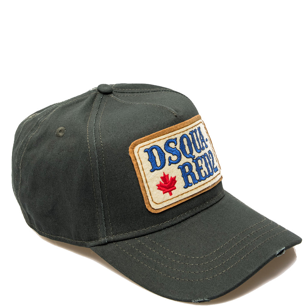 Dsquared2 Men&#39;s Patch Logo Cap Green