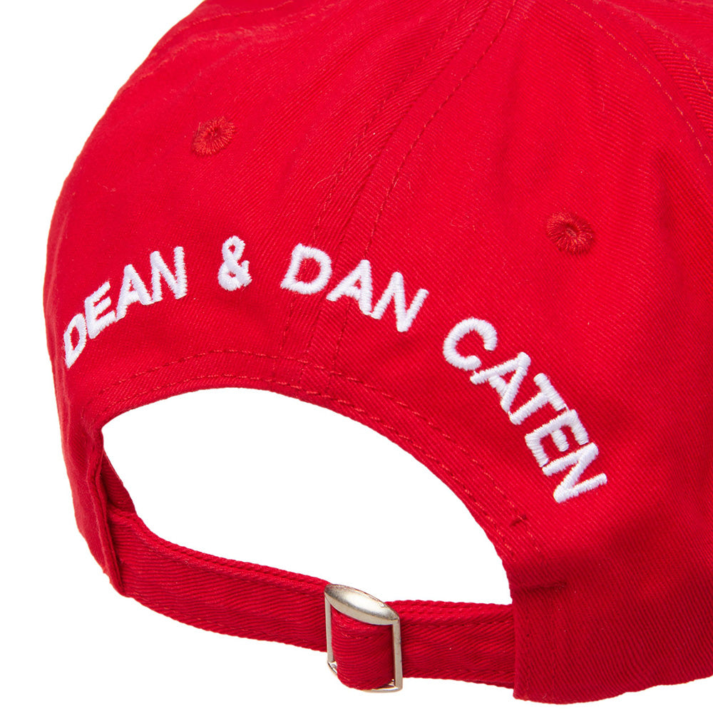 Dsquared2 Men&#39;s Logo Cap Red