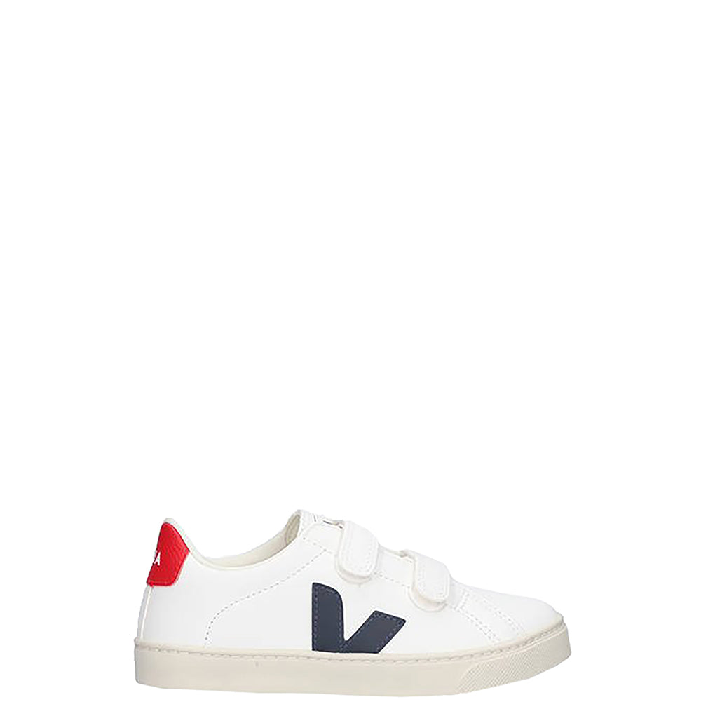 Veja Boys Esplar Velcro Trainer White