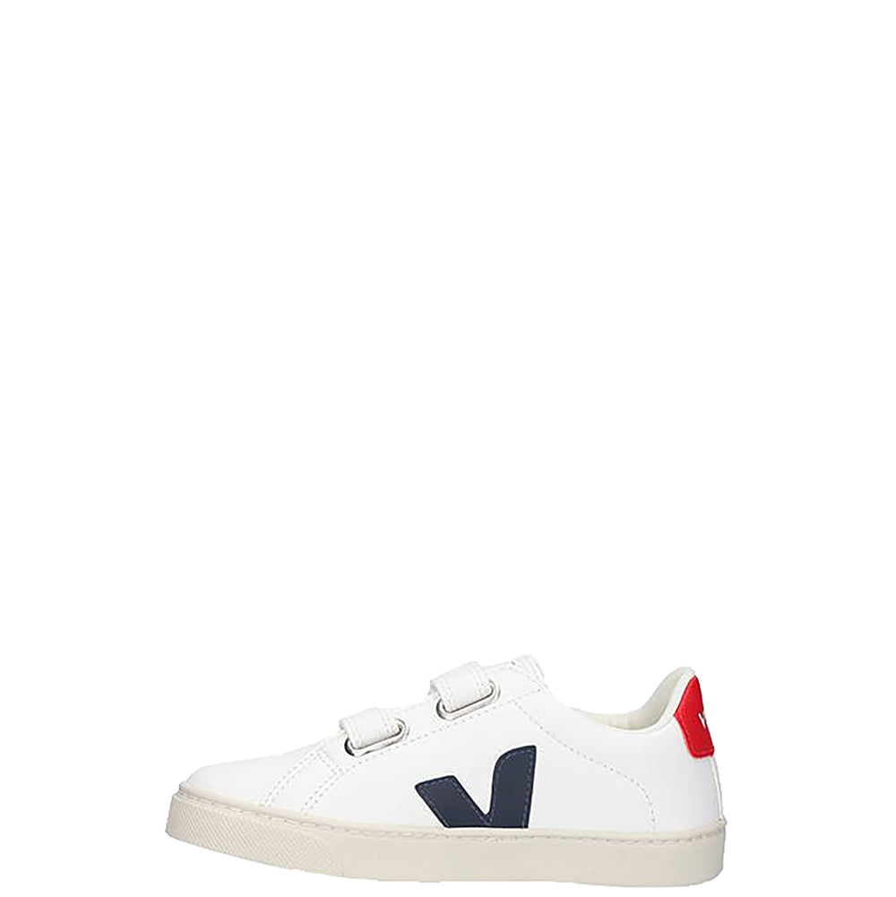 Veja Boys Esplar Velcro Trainer White