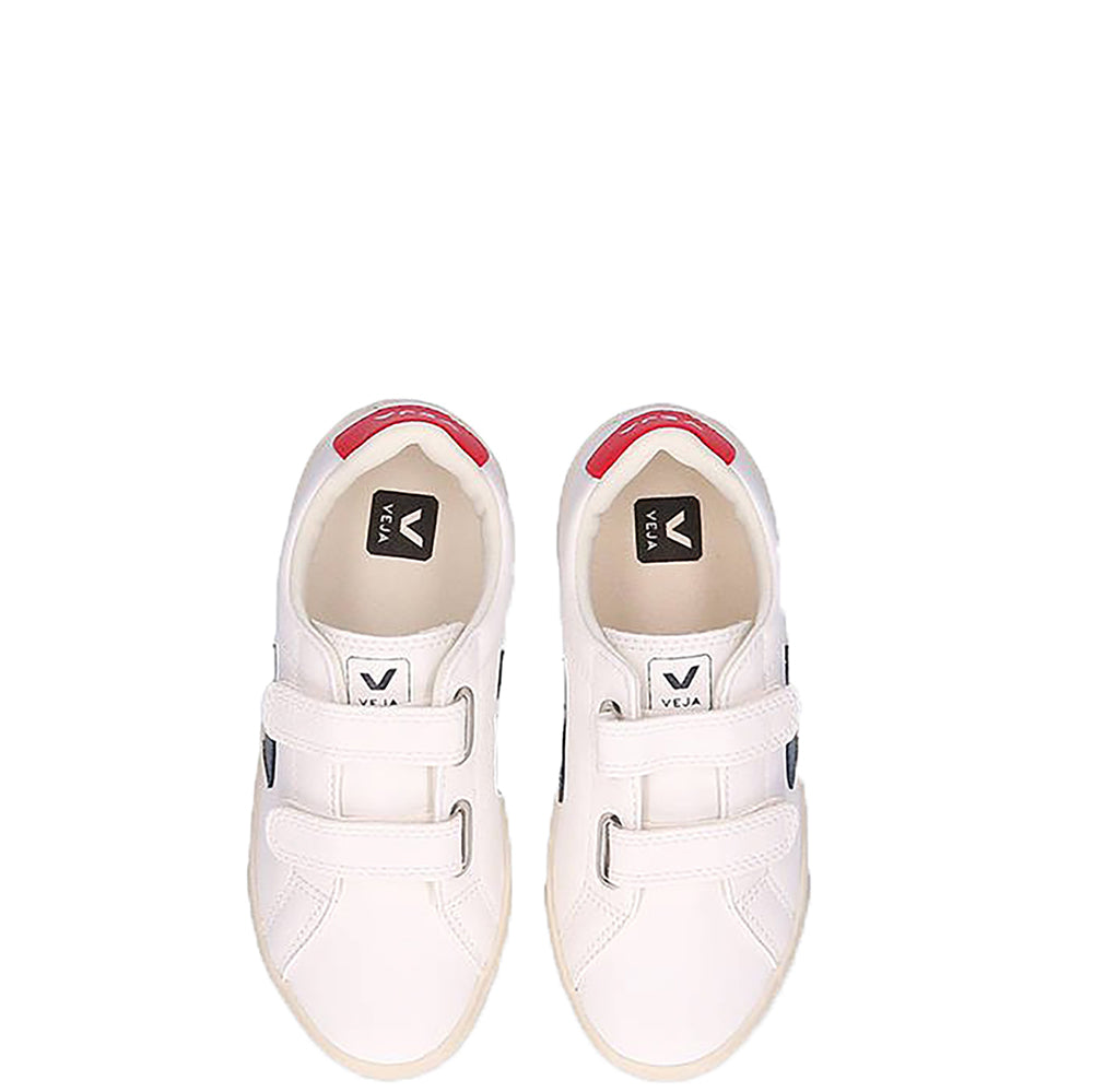 Veja Boys Esplar Velcro Trainer White