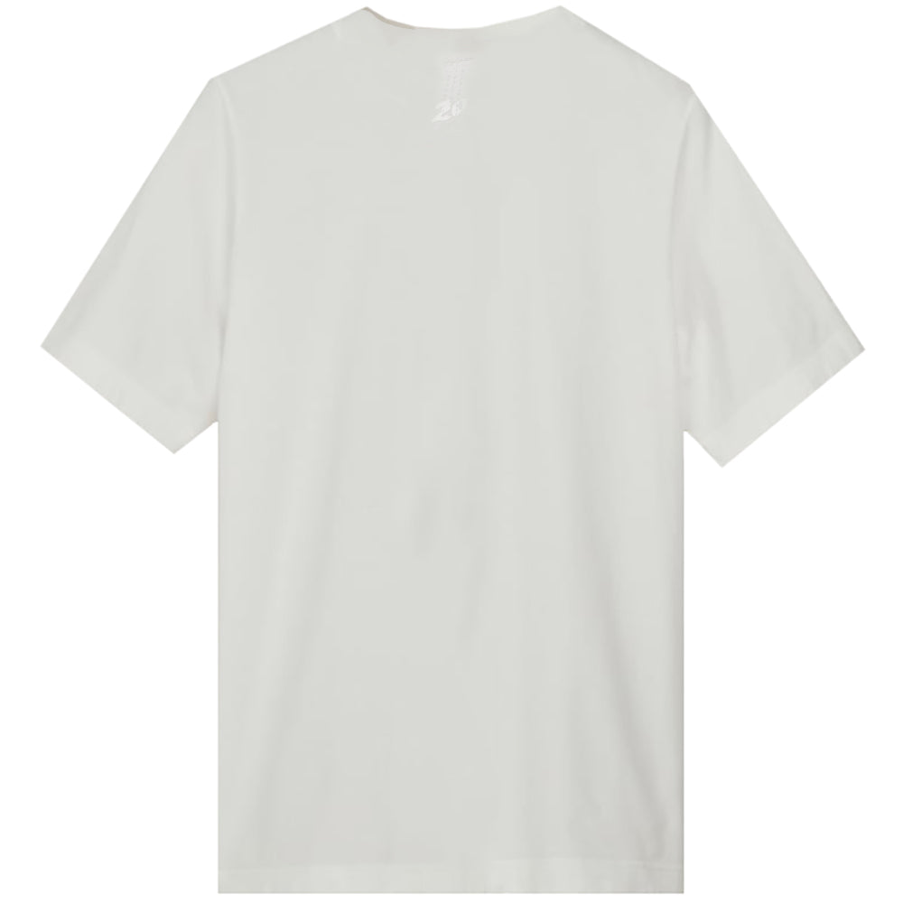 Y-3 Men&#39;s Centre Front Stripes T-Shirt White