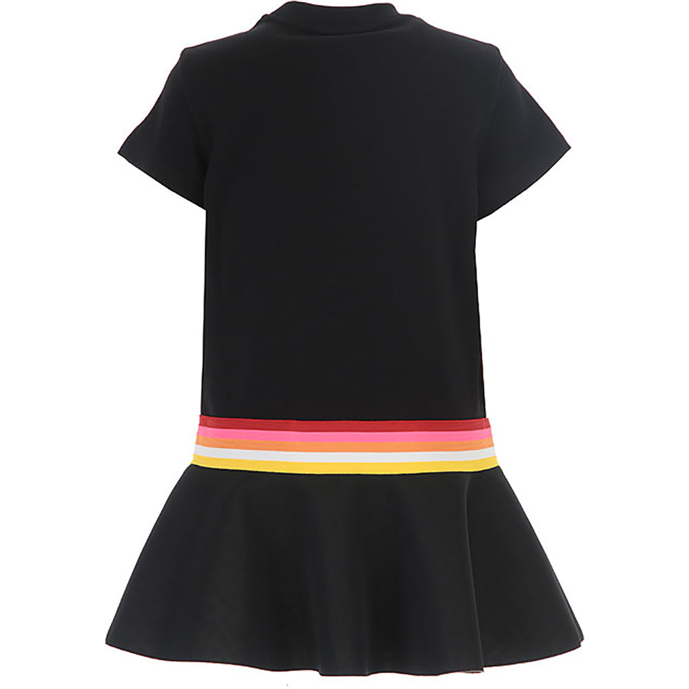 Fendi Girls Eye Skirt Dress Black