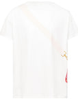 Fendi Girls Purse Print T Shirt White