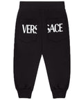 Versace - Boys Black Greca Joggers Black