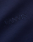 Lanvin Men's Long Sleeve Polo T-shirt Navy