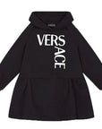 Versace - Girls Logo Hoodie Dress Black