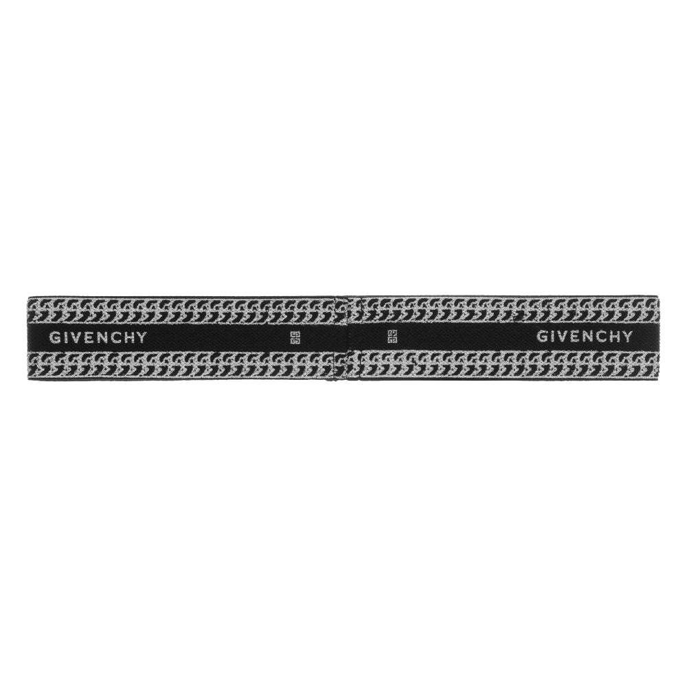 Givenchy Girls Chain Logo Headband Black