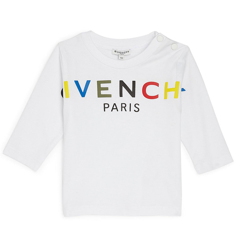 Givenchy - Baby Boys long sleeve T-Shirt White