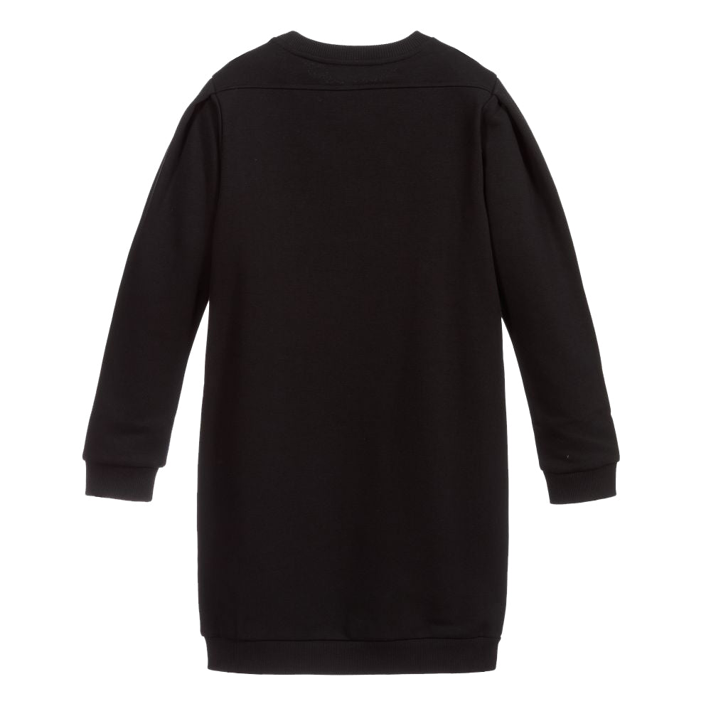Givenchy Girls Logo Sweatshirt Dress Black