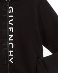 Givenchy Boys Logo Print Hoodie Black