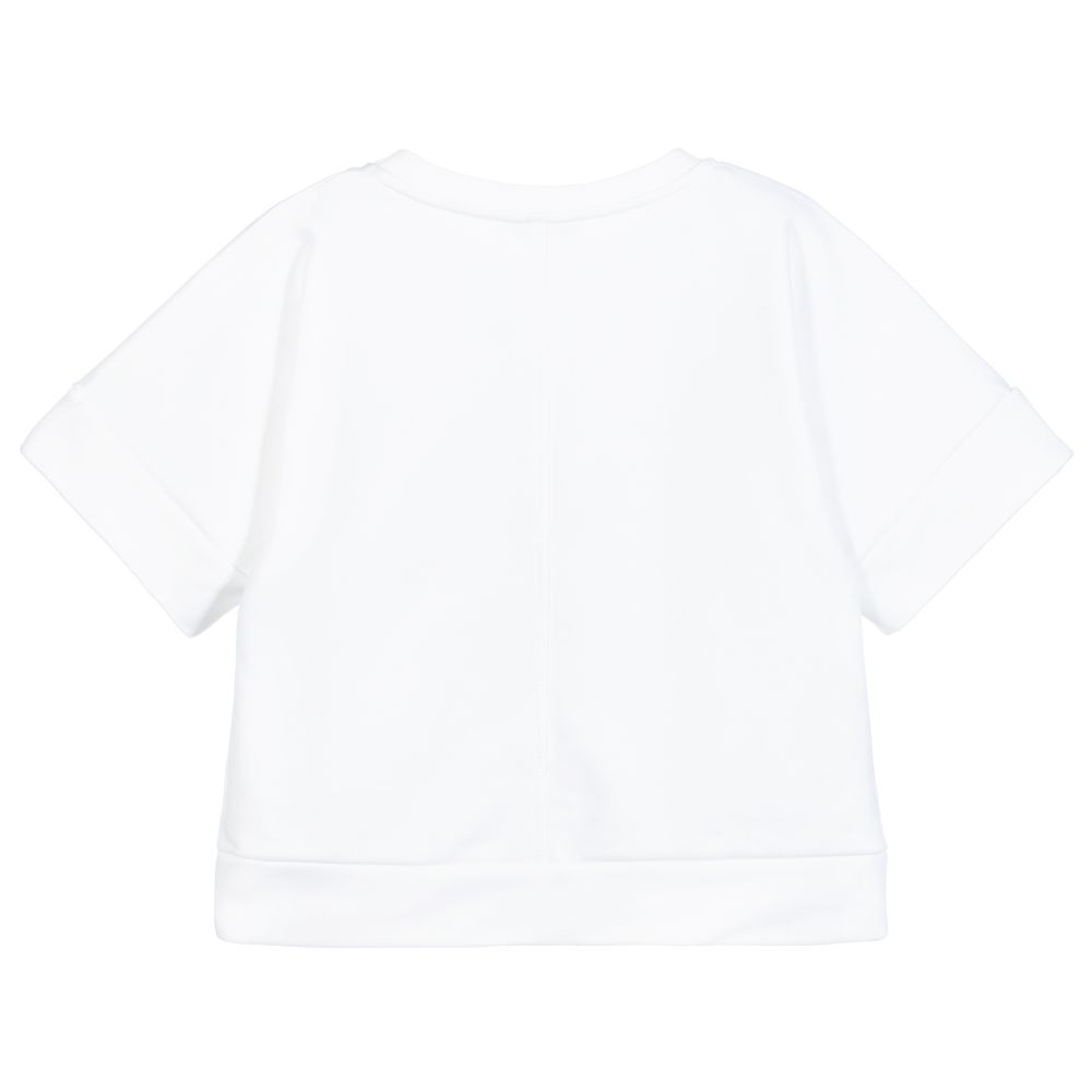 Givenchy Girls Logo Sweatshirt White