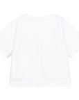 Givenchy Girls Logo Sweatshirt White