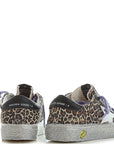 Golden Goose Girls May Leopard Print Shoes Brown