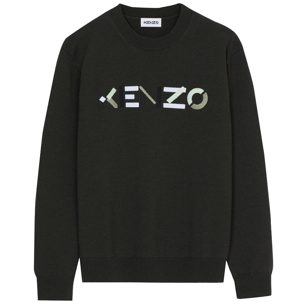 Kenzo Men&#39;s Sweater Merino Dark Green