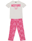 Moschino Girls Toy T-Shirt & Leggings Set White