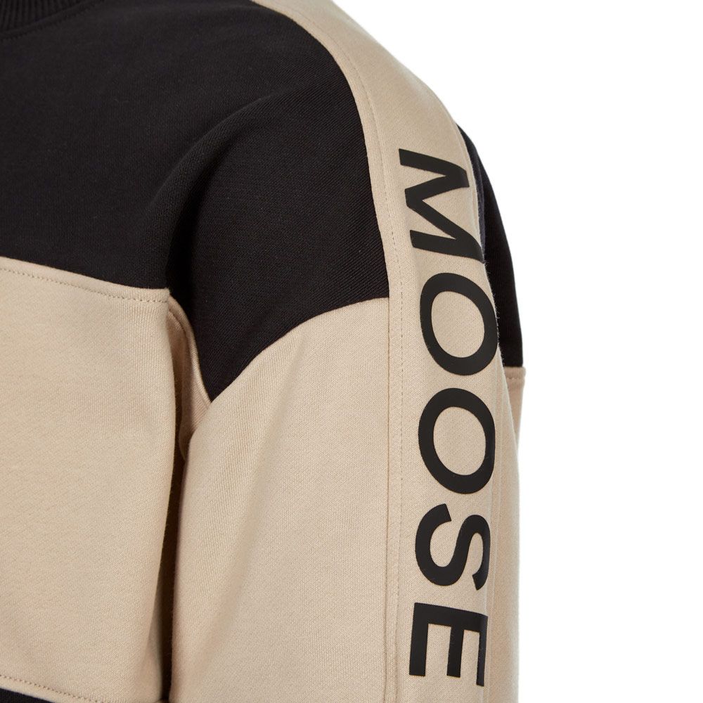 Moose Knuckles Mens Organic Cotton Jumper Black