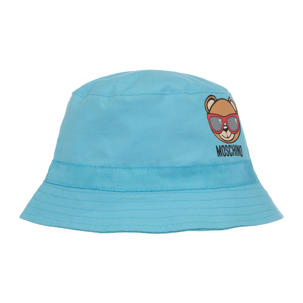 Moschino Unisex Babies Hat Blue