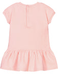 Moschino Baby Girls Embroidered Dress Pink
