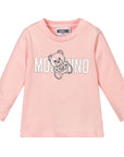 Moschino Baby Girl's Teddy T Shirt Pink