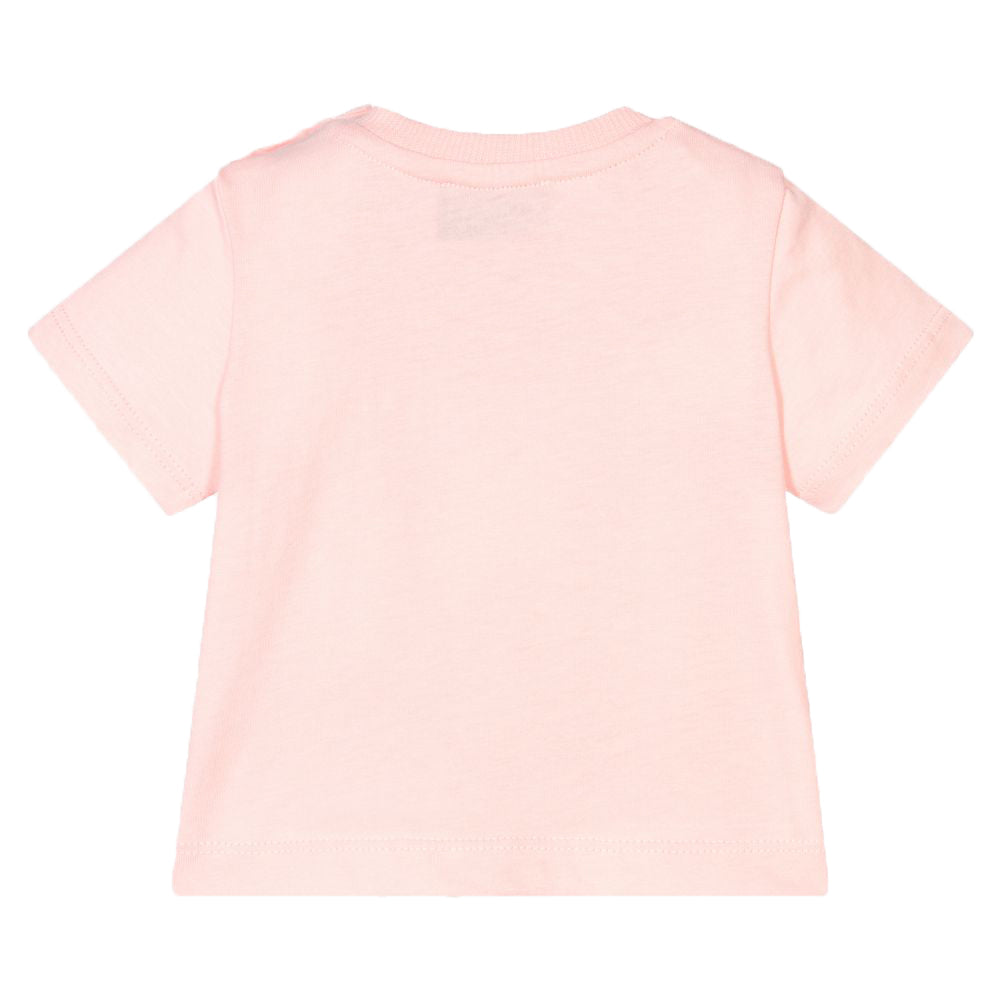 Moschino Baby Girls Logo T-shirt Pink