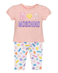 Moschino Baby Girls T-Shirt & Leggings Set Pink