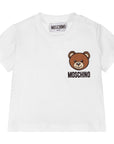 Moschino Baby Boys Bear T-shirt White