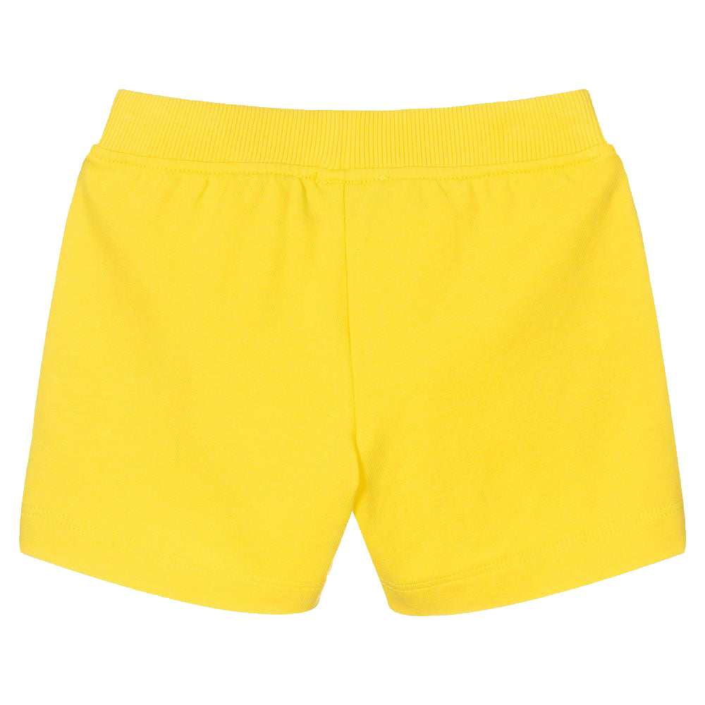 Moschino Unisex Baby Logo Shorts Yellow