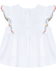 Tartine Et Chocolat Baby Girls Flower Dress White