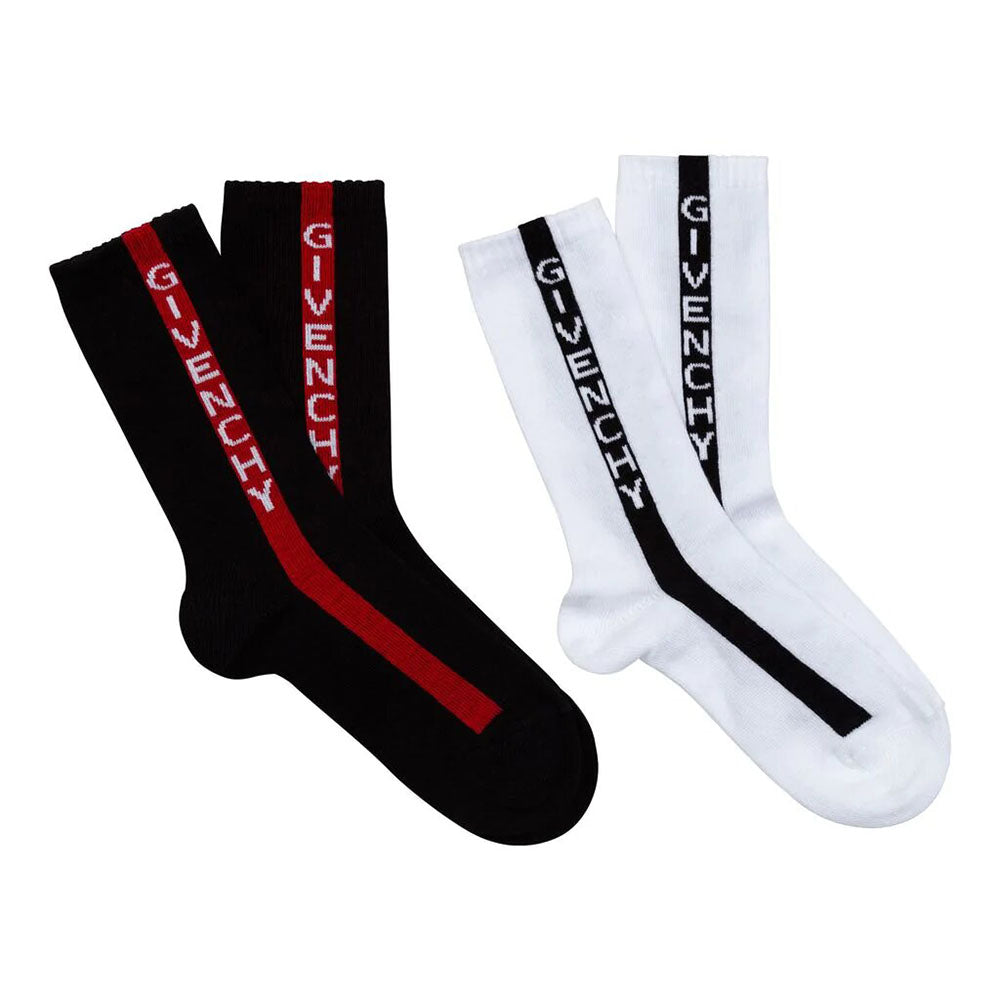 Givenchy Boys Multi Pack Socks Black