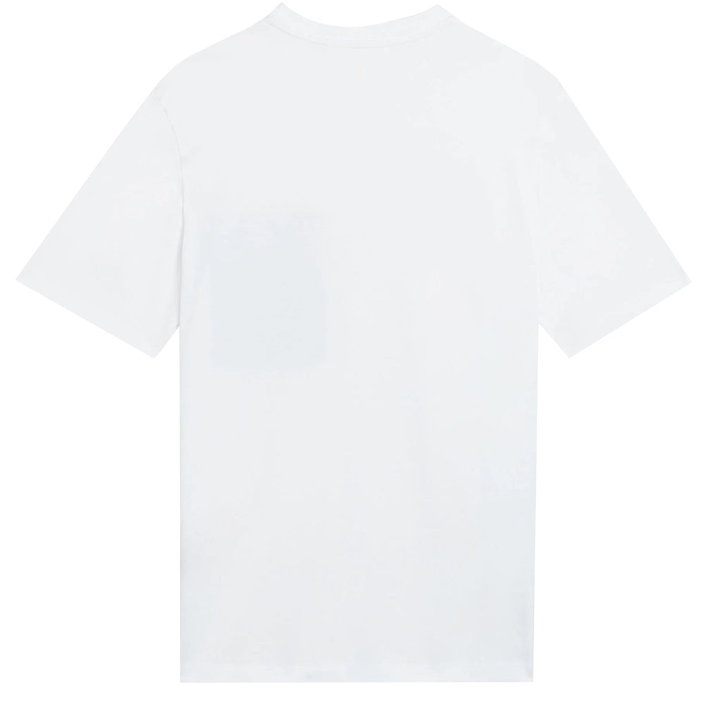 Neil Barrett Men&#39;s Minimalist Jersey Nylon Pocket T-Shirt White