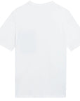 Neil Barrett Men's Minimalist Jersey Nylon Pocket T-Shirt White