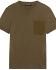 Neil Barrett Men's Starbolt Logo T-Shirt Khaki