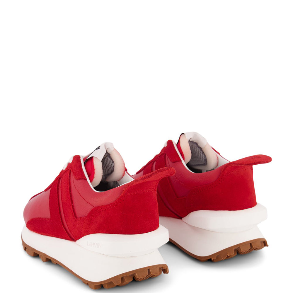 Lanvin Girls Mini Me Sneakers Red
