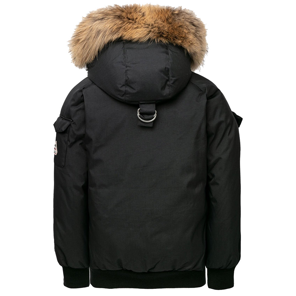 Pyrenex Boys Jami Fur Jacket Black