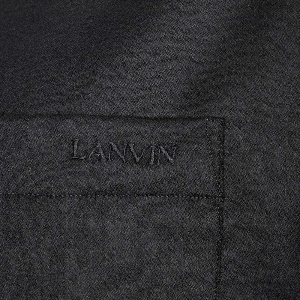 Lanvin Men&#39;s Zip Up Shirt Jacket Navy