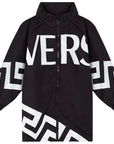 Versace - Boys Black Greca Zip Jacket