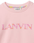 Lanvin Girls Logo Sweatshirt Pink