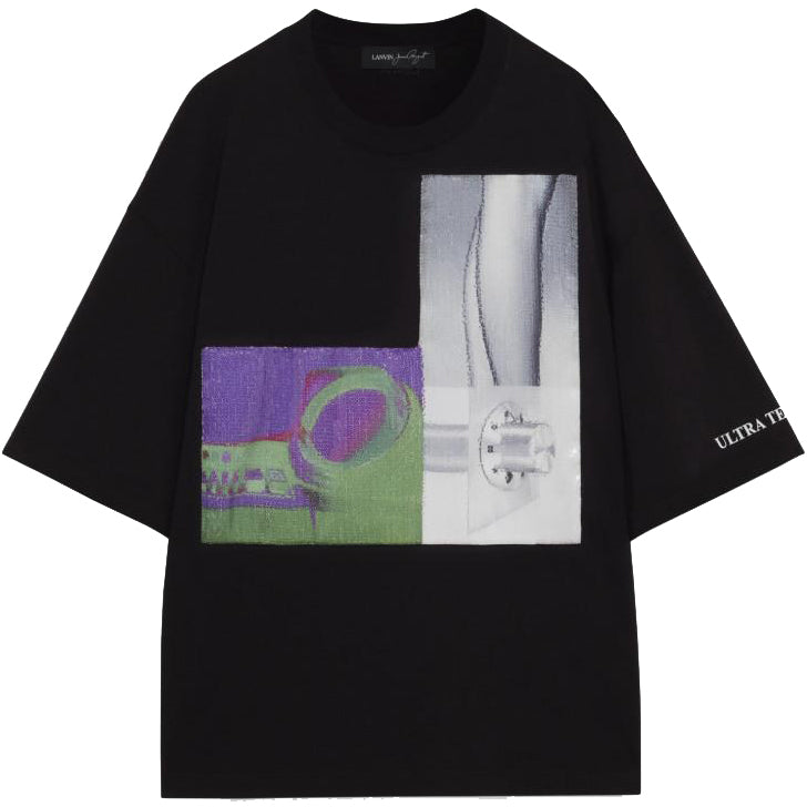 Lanvin Mens Rosenquist Oversize T Shirt Black