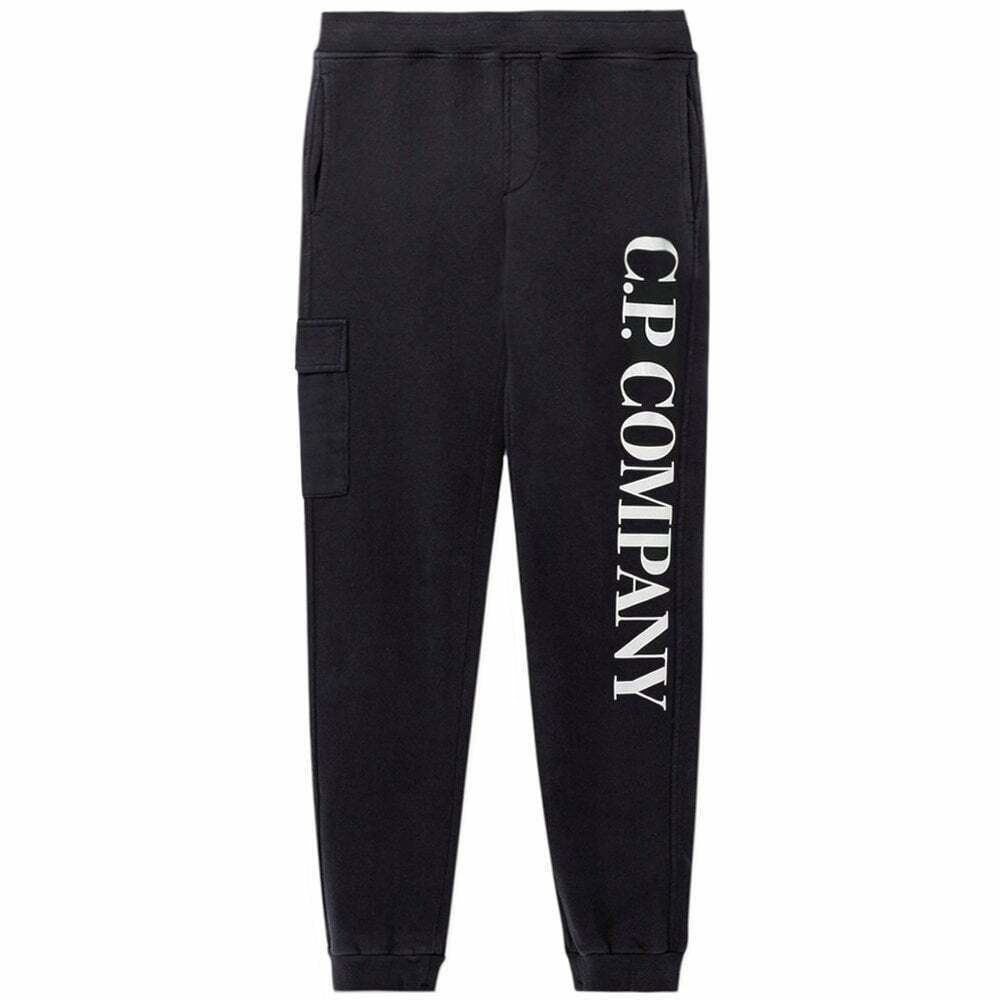 C.P Company Boys Side Logo Joggers Black