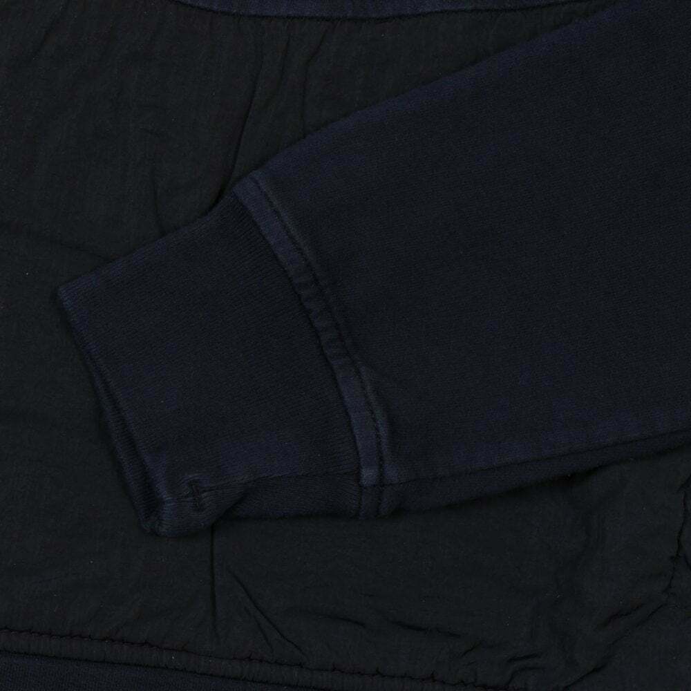 C.P Company Boys Logo Print Hoodie Navy