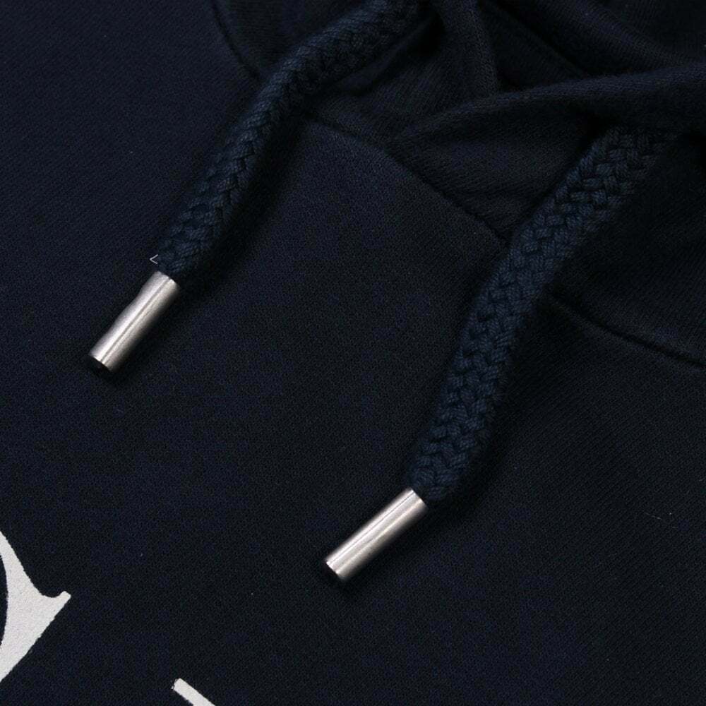C.P Company Boys Logo Print Hoodie Navy