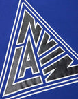 Lanvin Mens Triangular Logo Tee Blue