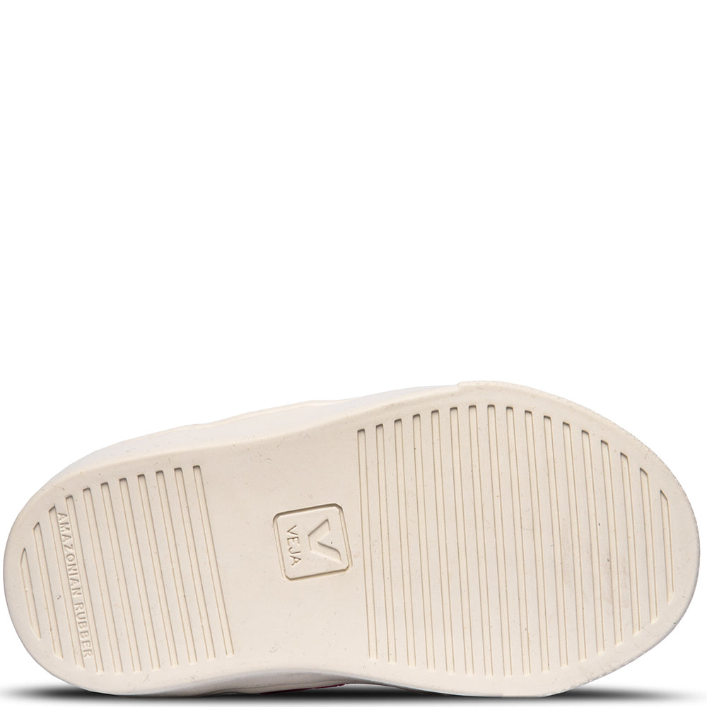 Veja Baby Girls V-12 Velcro Trainers White