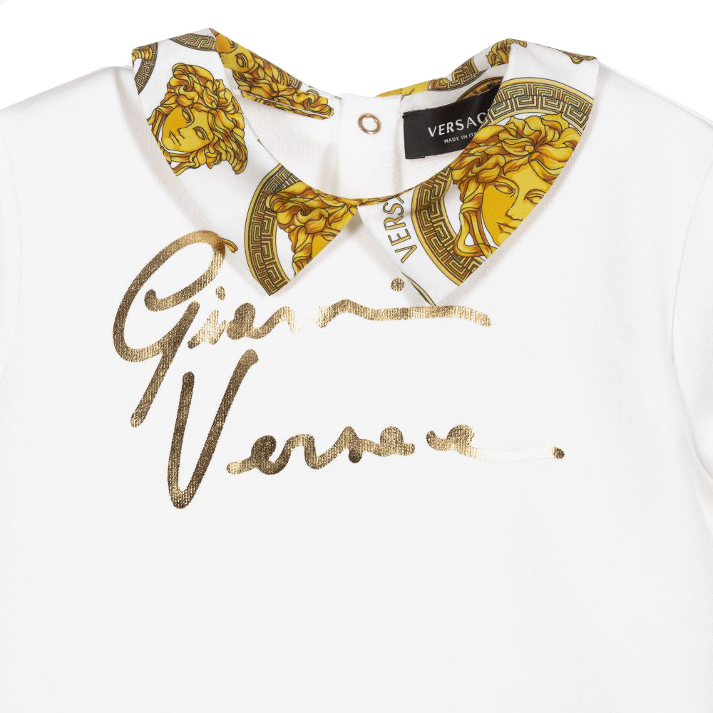 Versace Baby Boy &amp; Girls Two-Piece Signature Set Black &amp; White