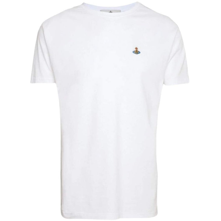 Vivienne Westwood Men&#39;s Classic Orb Logo T-Shirt White