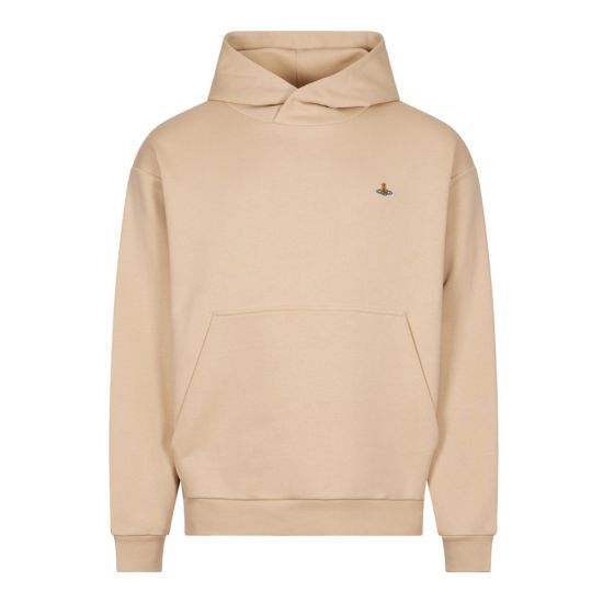 Vivienne Westwood Men&#39;s Logo Hoodie Beige