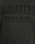 Dsquared2 Men's Logo Print Crewneck Sweatshirt Khaki
